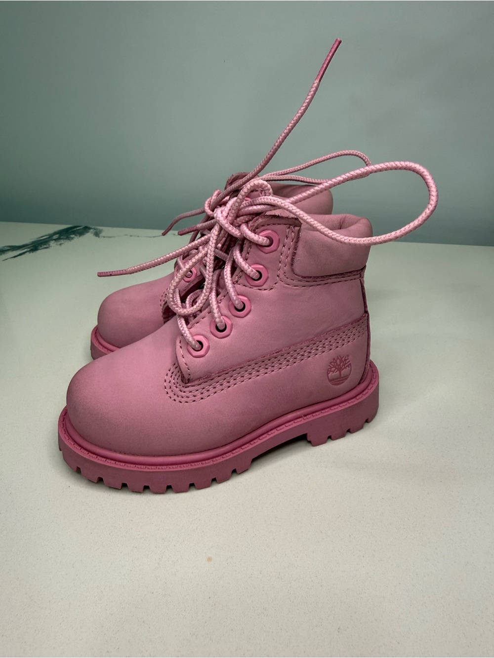 Timberland Premium TD Size 5C Pink Classic Waterproof Boot A52FB